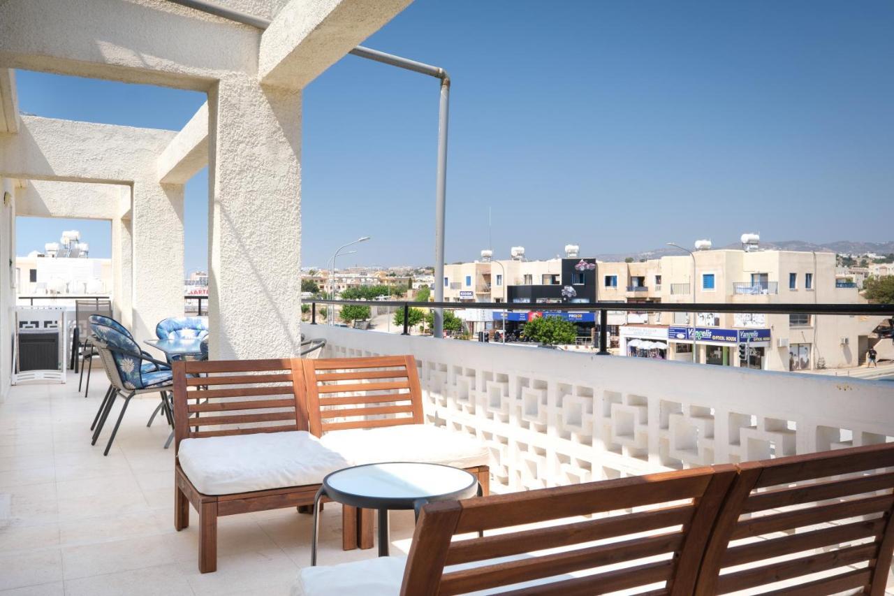 Seaview 3 Bedroom Kings Road Penthouse Pafos Exterior foto